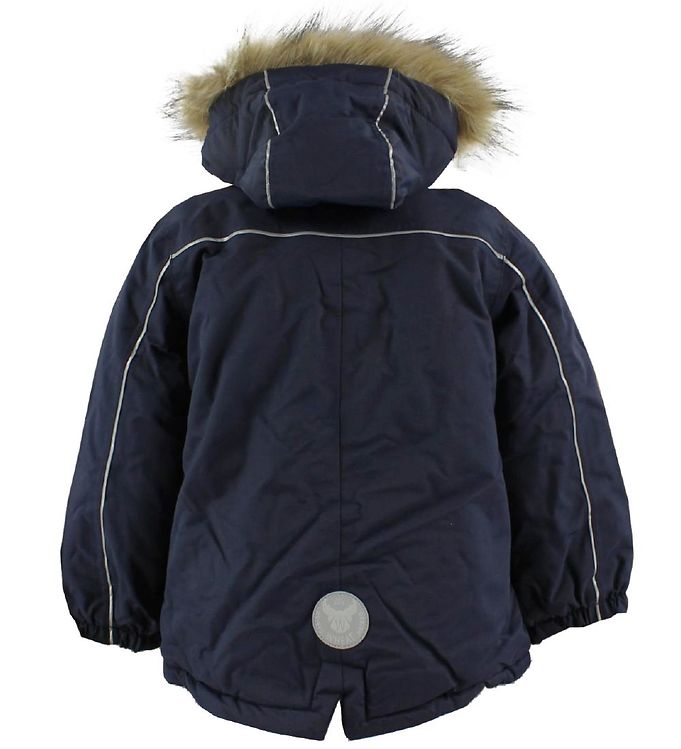 Wheat Winter Coat Vilmar - Navy » Delivery