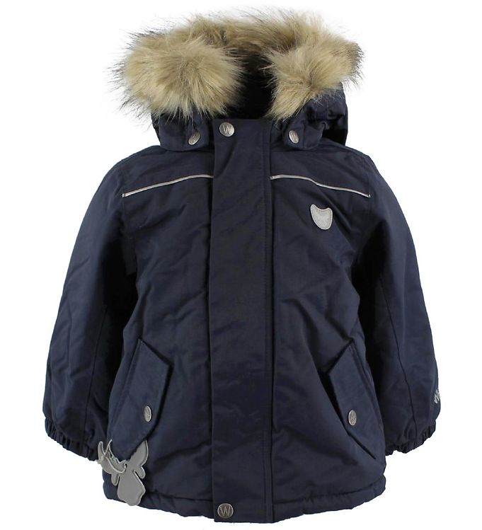 Wheat Winter Coat Vilmar - Navy » Delivery