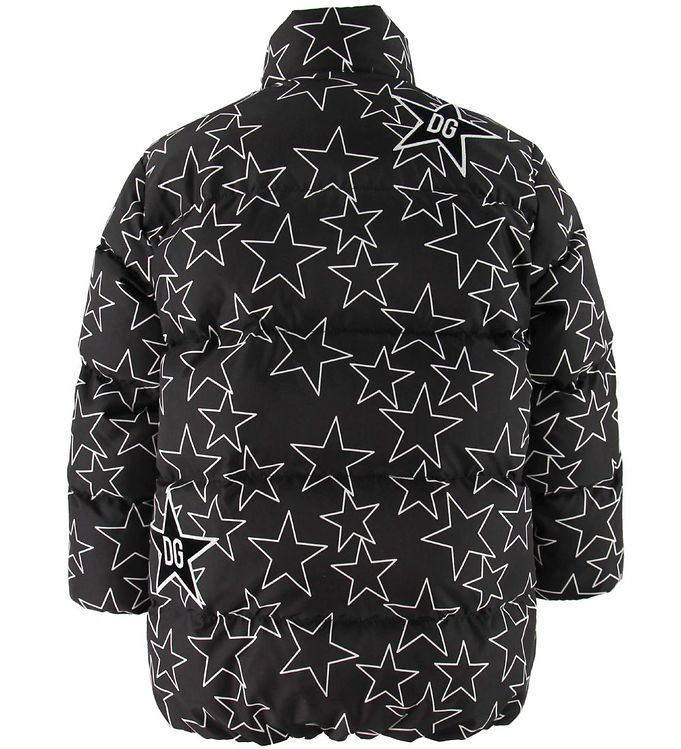 Dolce & Gabbana Down Jacket - Black w. Stars » Cheap Delivery