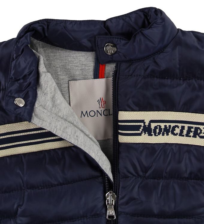 Gods Stien Berygtet Moncler Goose-Down Jacket - Haraiki - Navy — ASAP Shipping