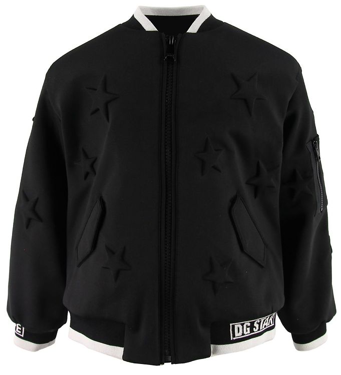 DG Bomber Jacket in Black - Dolce Gabbana