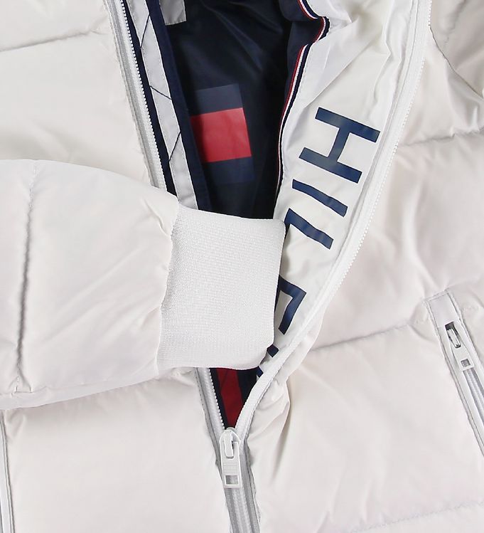 Tommy Hilfiger Down Jacket - U Flag White