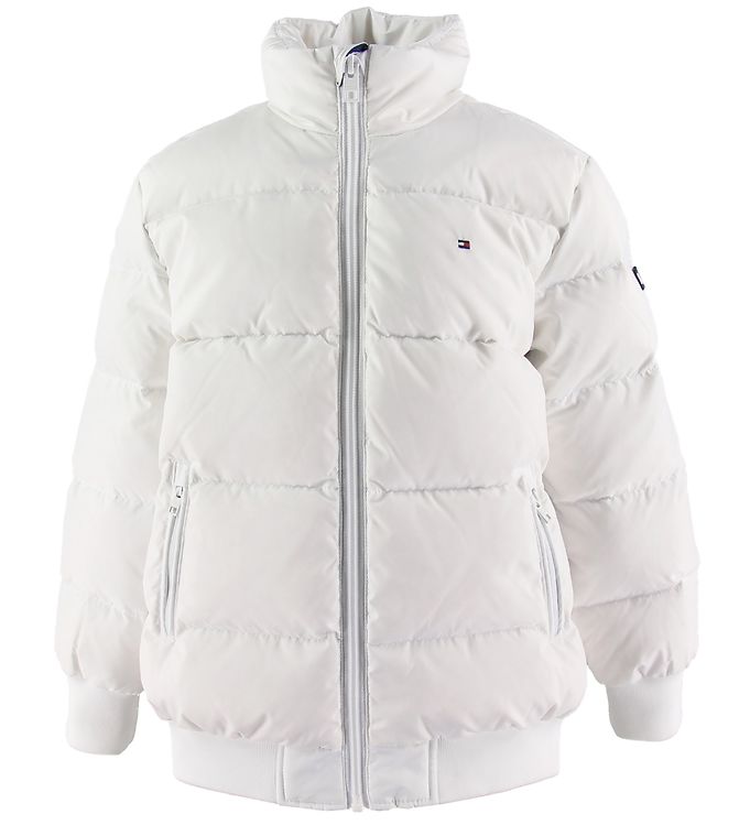 Tommy Hilfiger Down Jacket - U Flag White