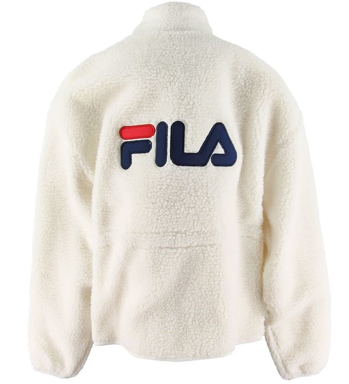 Fila Jacket - Sari - Fleece - White » Fast Shipping