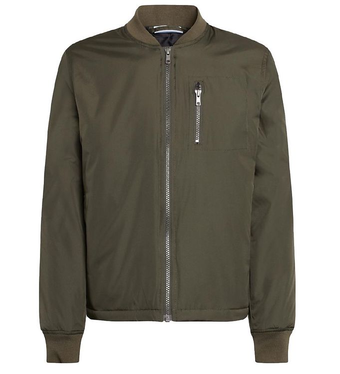 Grunt Bomber Jacket - Richie - Army Green » Fast Shipping