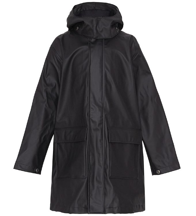 Ver de Terre Rain Jacket - PU - Black » Fast and Cheap Shipping