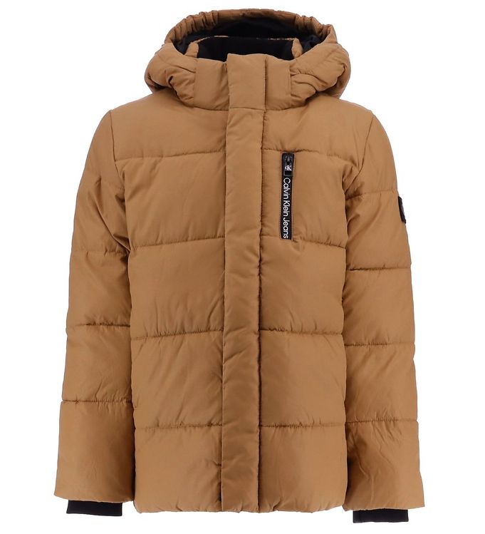 Calvin Klein Padded Jacket - Essential Pouf - Timeless Camel