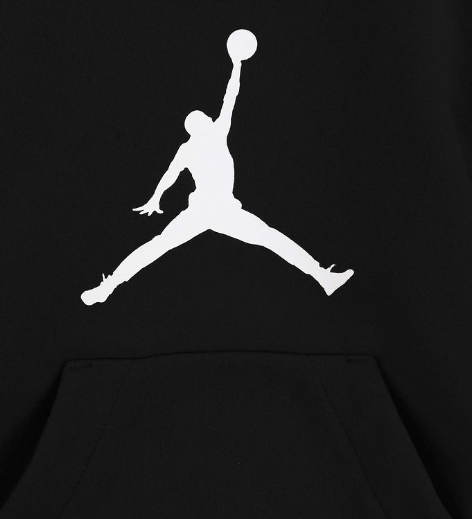 Jordan Hoodie - Jumpman Logo - Black w. White » Fast Shipping