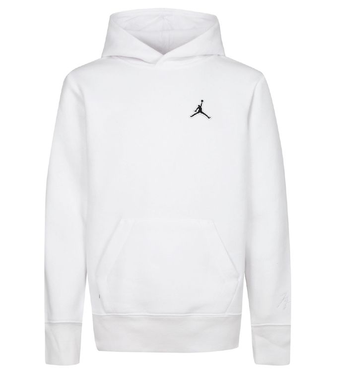 all white jordan hoodie