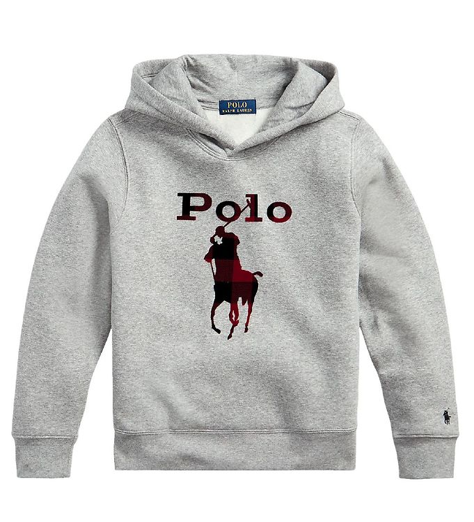 Polo Ralph Lauren Hoodie - Classic IV - Grey » ASAP Shipping