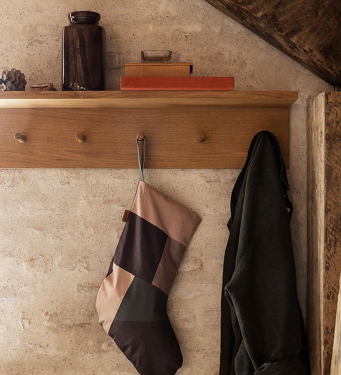 ferm Living Christmas Stocking Patchwork Multi