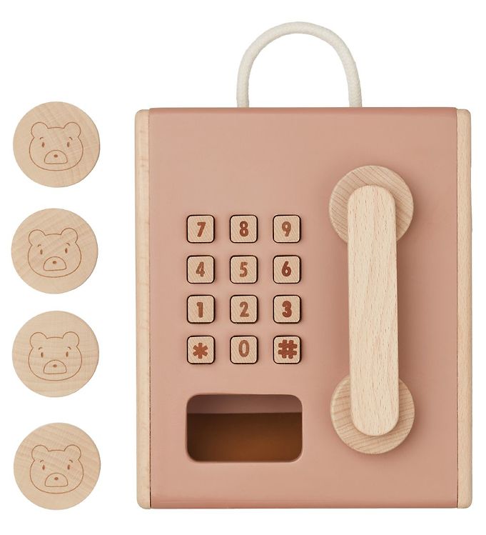 Wooden telephone sales toy