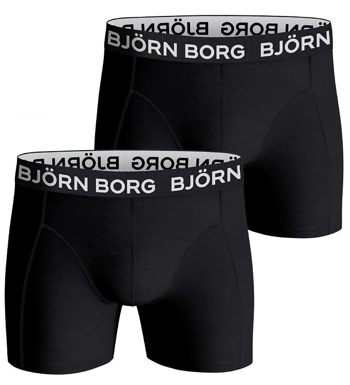 Björn Borg Boxers - 2-Pack - Black » Fast Shipping