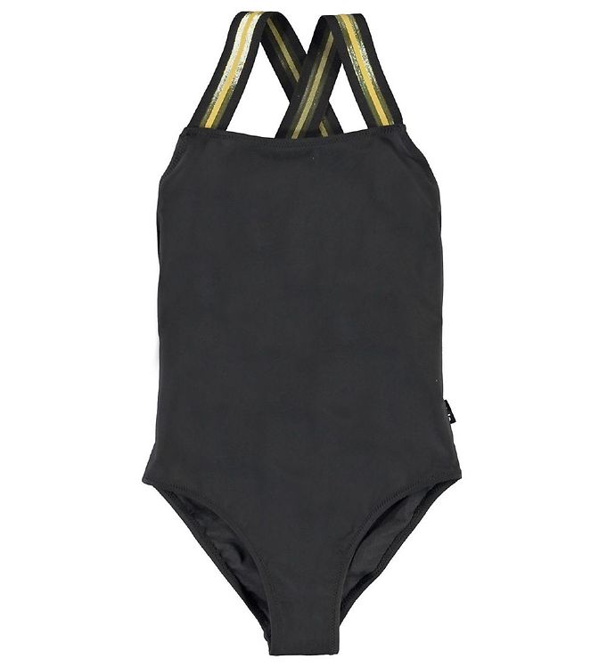 Molo Swimsuit - UV50+ - Fist - Black w. Gold » Cheap Delivery