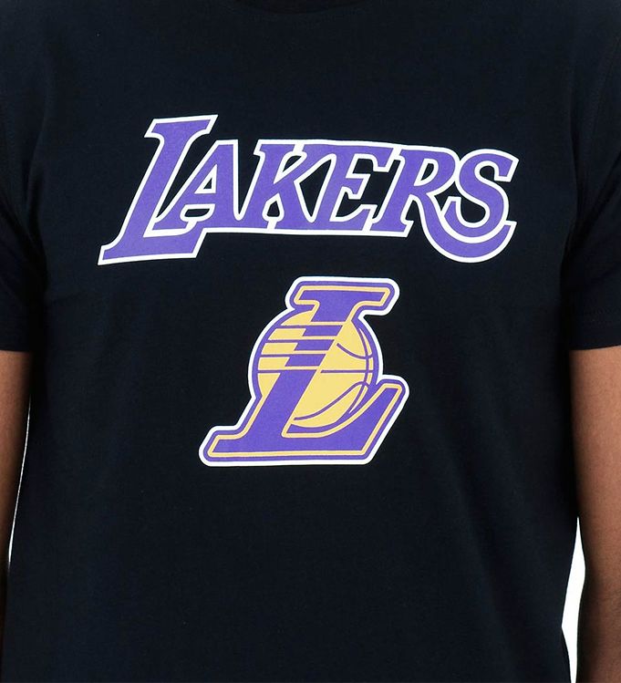 New Era T-shirt - Lakers - Black » Fast Shipping » Kids Fashion