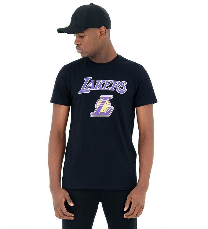 New Era T-shirt Lakers - Black » Shipping » Kids Fashion