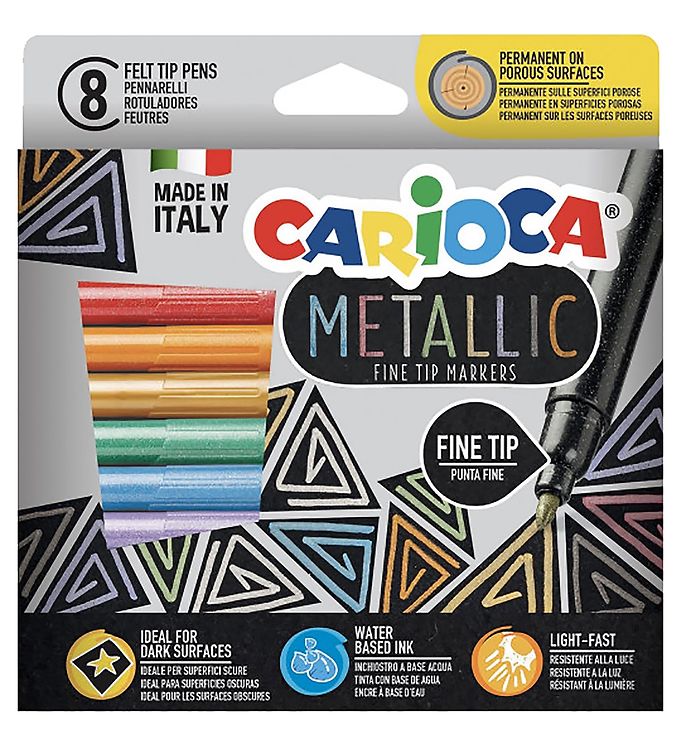 Felt-tip pens CARIOCA Baby Jumbo 6 colors