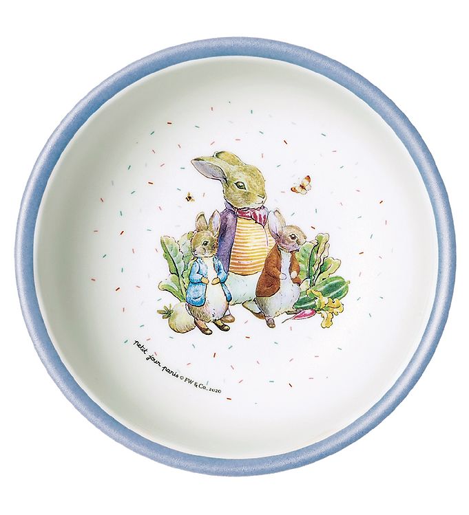 Enjoy Your Very First Meal! Plate Peter Rabbit Petit Jour Paris 