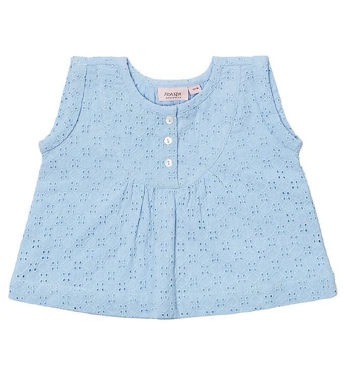 Noa Noa Miniature Topp Chambray Blue