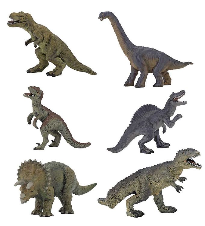 Papo Dinosaurs Set 2 4 9 Cm 6 Pcs