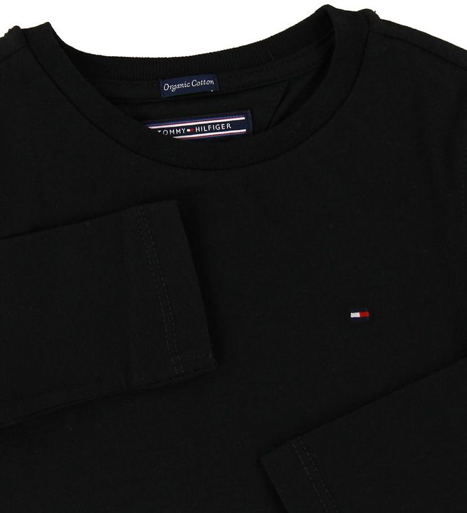 Tommy Hilfiger Long sleeve Top - Basic - Black » Fast Shipping