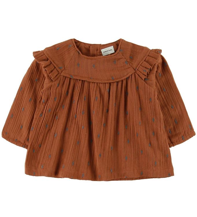 Mini A Ture Tröja - Cenia - Leather Brown