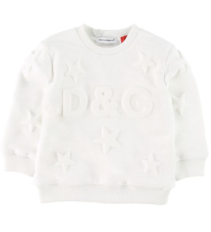 Dolce & Gabbana Sweatee Shirt Vit M. Stjarnor