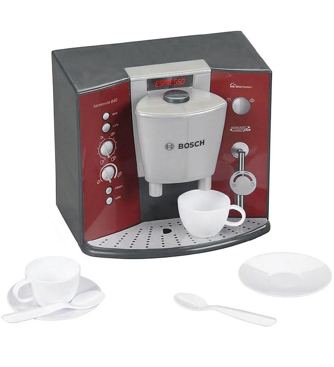 rol marmeren Verklaring Bosch Mini Coffee Maker w. 2 Cups - Toy - Red/Grey