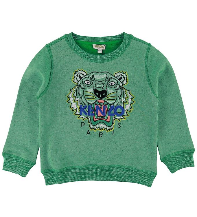 iets Pygmalion Afleiden Kenzo Sweatshirt - Menthol m. Tijger » Goedkope Levering