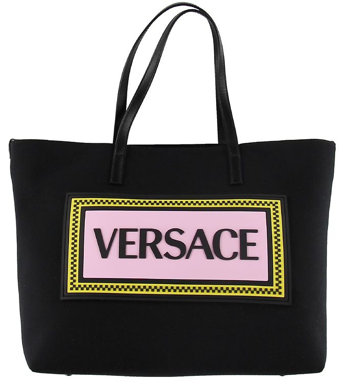 Bébé – Sac à langer à logo en rose – Versace Kids