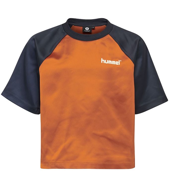 Hummel Teens T-shirt - HMLMelody - Navy/Brown » Shipping