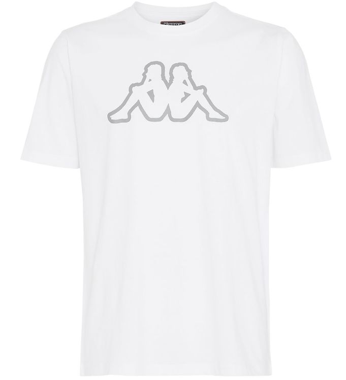 Datter anklageren hans Kappa T-shirt - Logo Cromen - White » Always Cheap Delivery