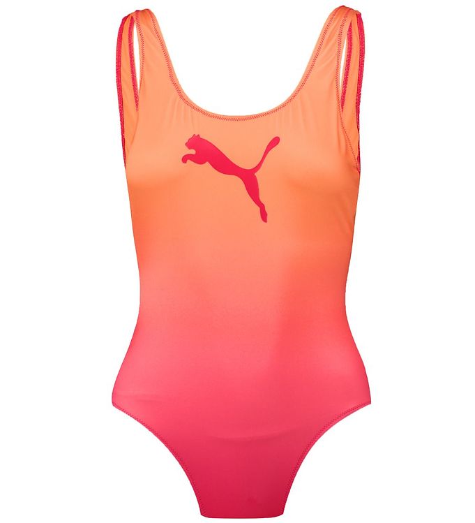 Puma Swimsuit - UV50+ - Pink/Orange 