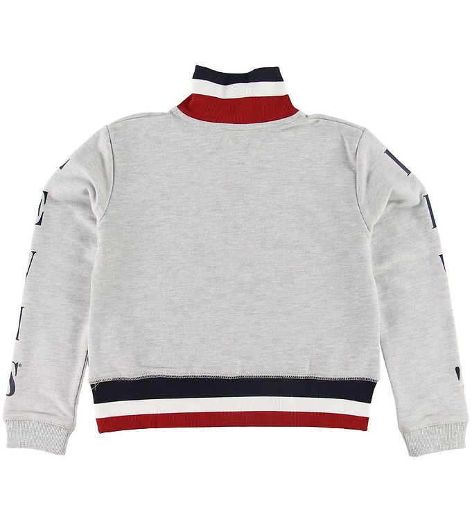 Levis Sweatshirt Half Zip Grey Malange ASAP Shipping