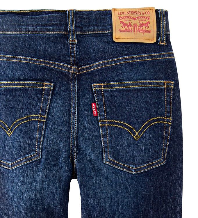 Levis Jeans - 512 Slim Taper - Dark Blue Denim » Cheap Delivery