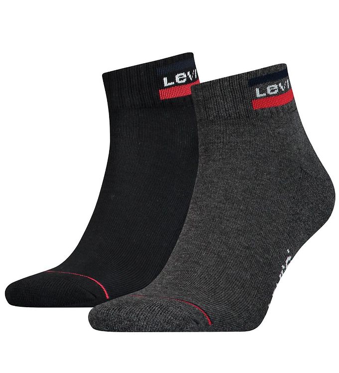 Levis Ankle Socks - 2-pack - Mid Cut 