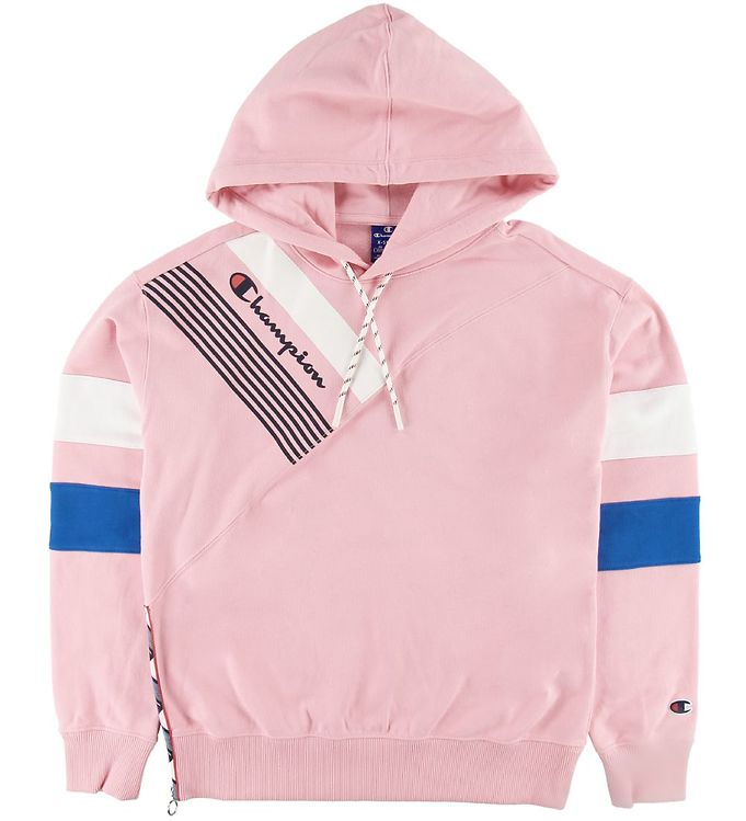 Champion Fashion Hoodie Pink w. Print Fast Shipping