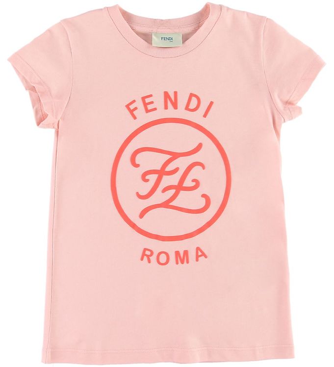 Fendi Kids Logo-Print Detail T-Shirt