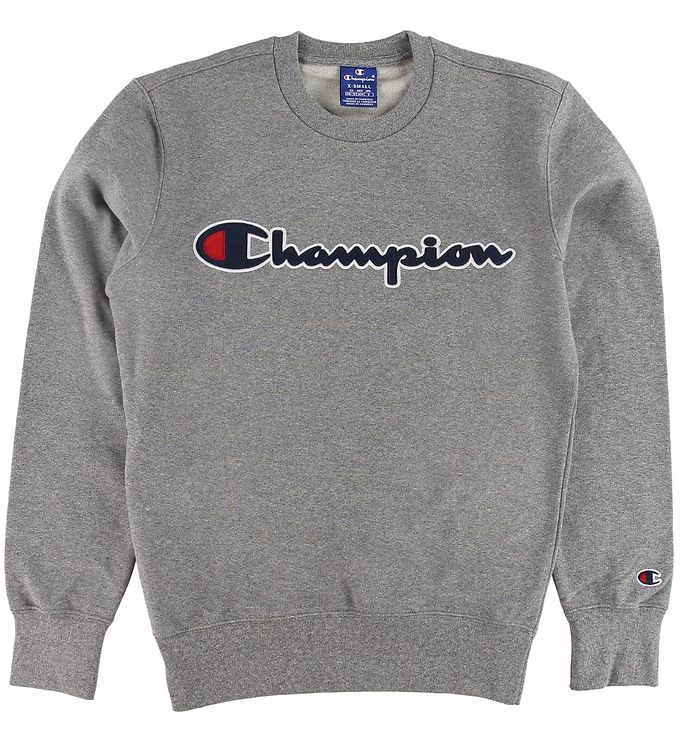 Champion Fashion Sweatshirt - Grey Melange w. Logo