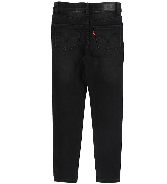 Levis - 720 Super Skinny - Zwart Denim Goedkope Levering