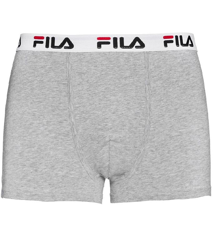 Fila Boxers - Grey Melange w. Logo » Cheap Delivery