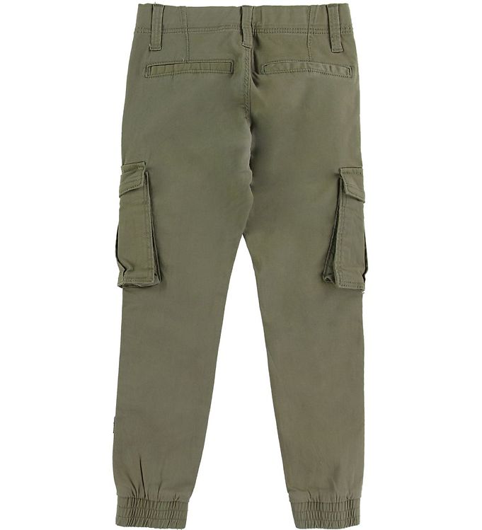 - Name NitBamgo - Noos Lichen Trousers It - Deep Green Cargo