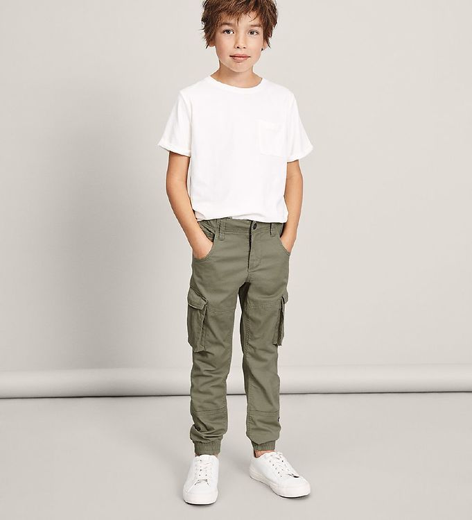 Name It Pantalon cargo NitBamgo Noos Deep Lichen Green