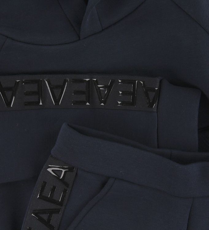 navy armani hoodie