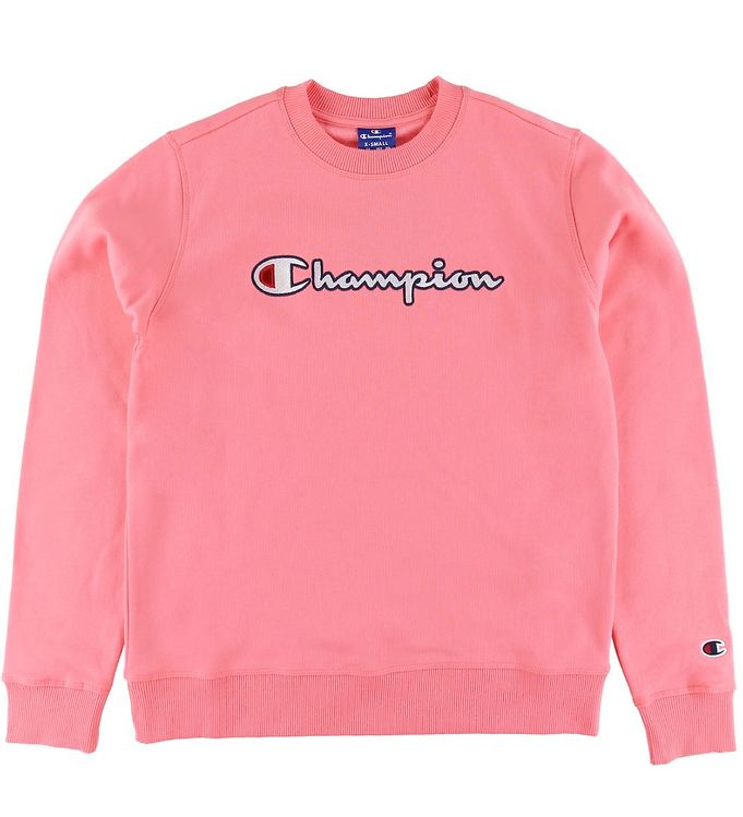 Champion Fashion Sweatshirt - Pink w. Logo » Cheap Delivery