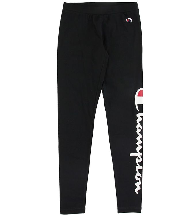 Champion Fashion Leggings - Black w. Logo » Cheap Delivery