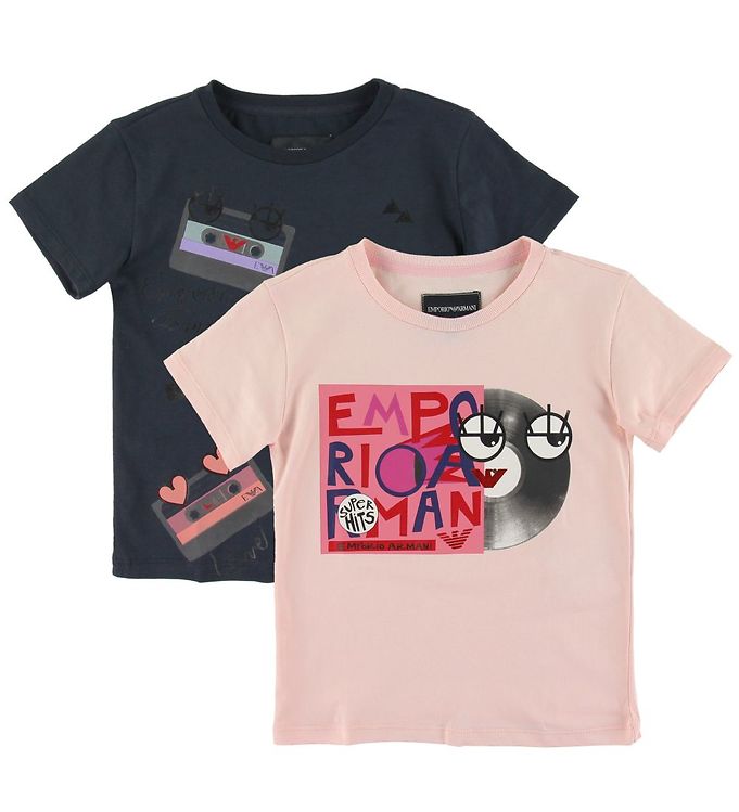 Emporio Armani T-shirts - 2-pack - Navy 