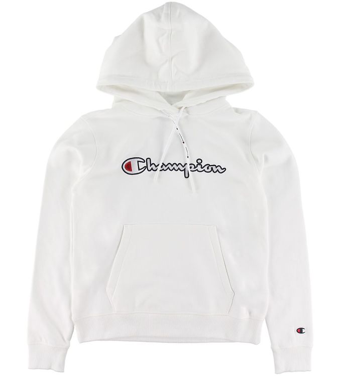 Champion Fashion Hoodie - Weiß m. Logo » 30 Tage Widerrufsrecht | Sweatshirts