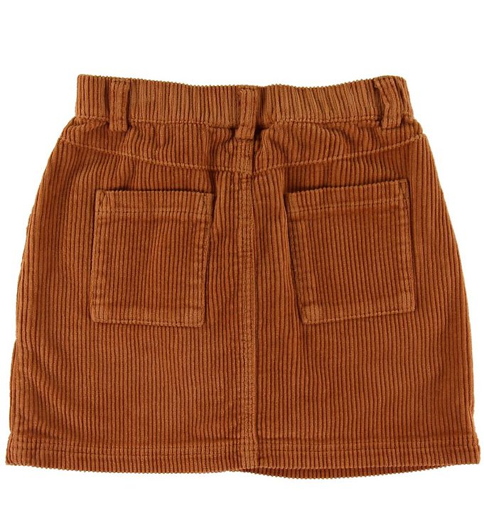 corduroy skirt orange