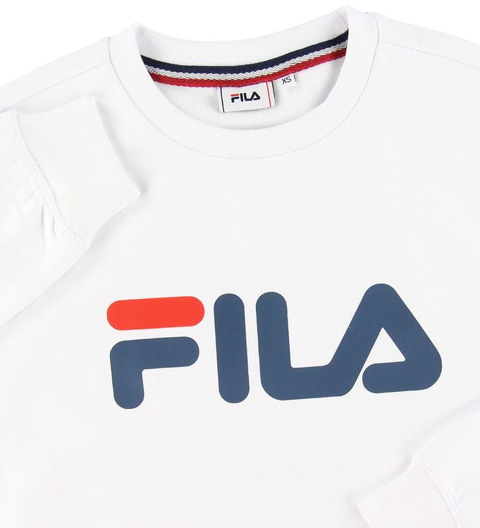 Fila Sweatshirt - Classic Pure - Bright White » Shipping